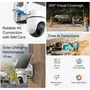 TP-Link Tapo C615G Kit - Cámara de Seguridad 360º 4G LTE con Panel Solar, Resolución 2K 3MP, Visión Nocturna Color, Detección IA de Personas/Mascotas/Vehículos, IP65